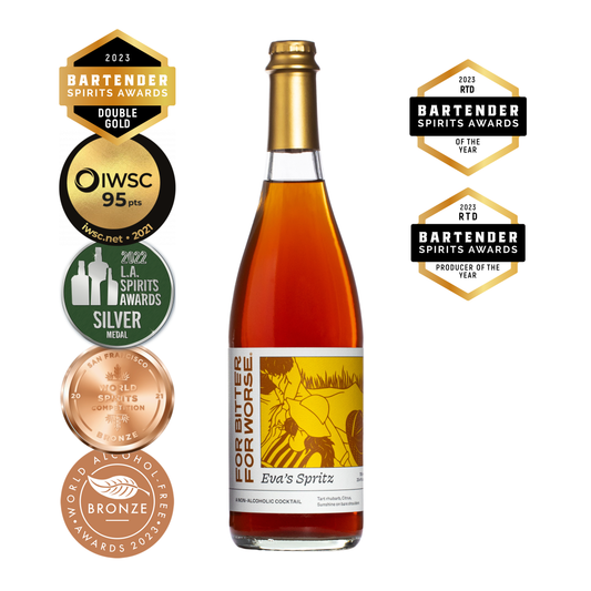 Eva's Spritz mocktail mixer non-alcoholic cocktail, holiday