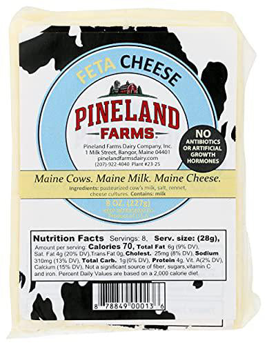 Pineland Farms Dairy Co. Cows Milk Feta