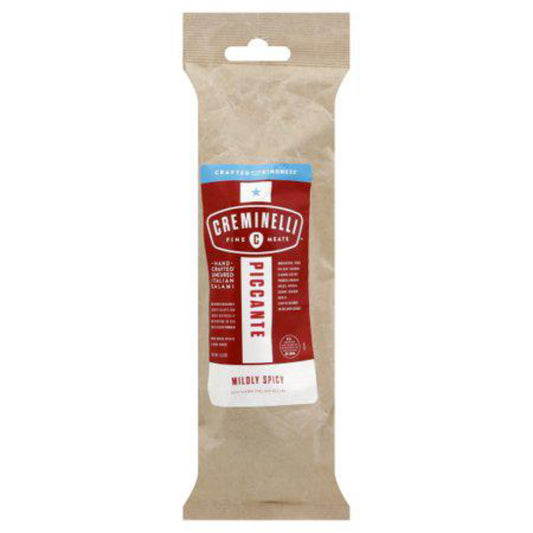 Creminelli Italian Piccante Salami , Spicy Red Peppers and Paprika, Artisan All-Natural Deli Meat, Fine Sandwich Meat, Hand-Tied Natural Casting, Slowly Cured