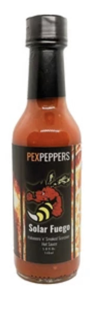 Pex Peppers Solar Fuego Hot Sauce