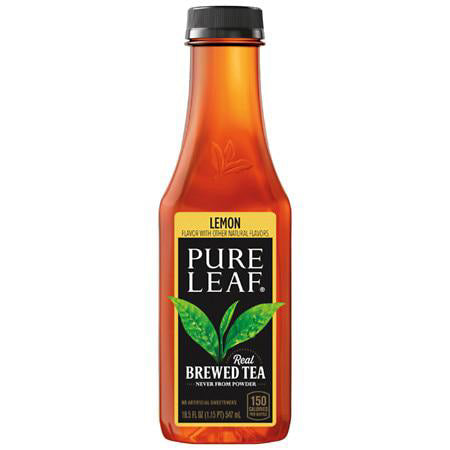 Pure Leaf Iced Tea, Sweetened Lemon Flavor Black Tea