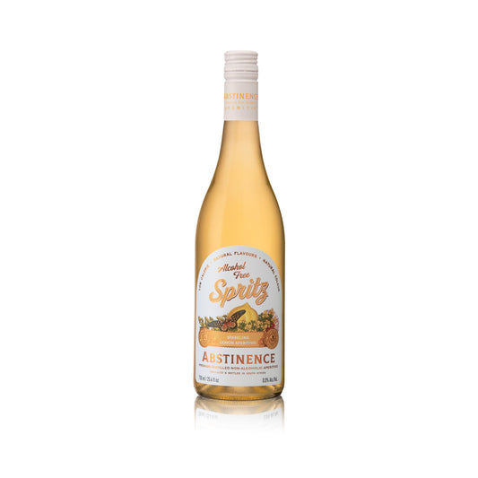 Abstinence Spirits Lemon Aperitivo Spritz | Non-Alcoholic Spirit Ready-to-Drink | 750ml