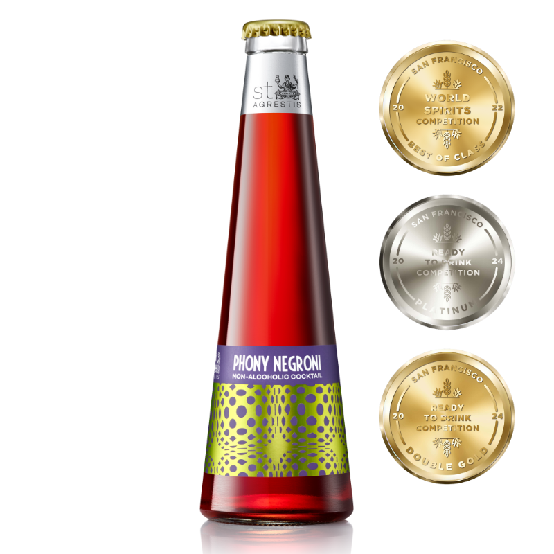 St. Agrestis Non-Alcoholic Phony Negroni®.: 2-pack Carriers