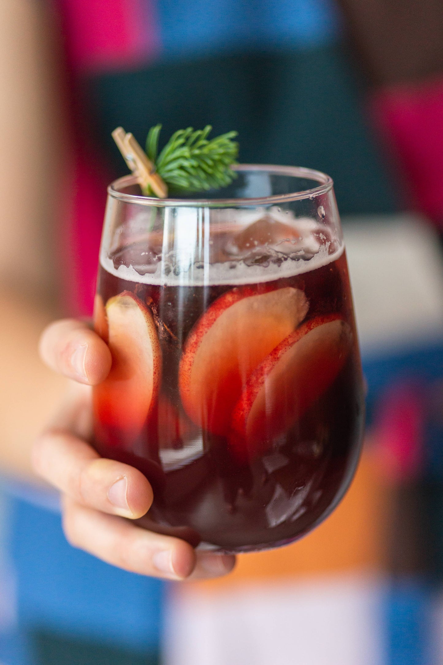 The Saskatoon mocktail, wine alternative, Thanksgiving