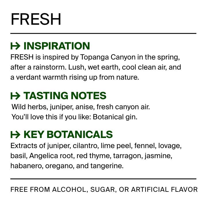 OPTIMIST FRESH | Non-Alcoholic Spirit Made from Real Botanicals