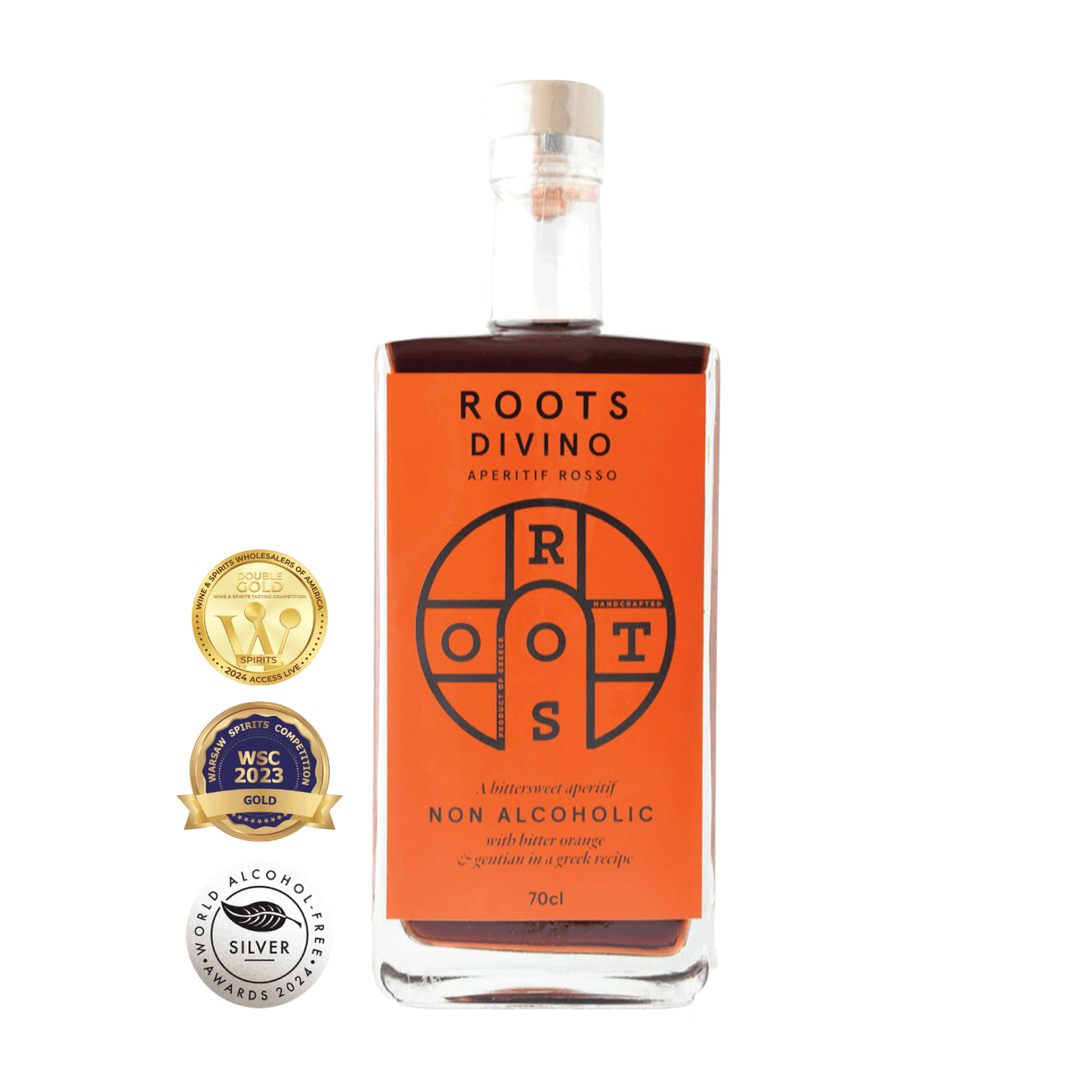 Roots Divino Rosso Non Alcoholic Vermouth - Award Winning