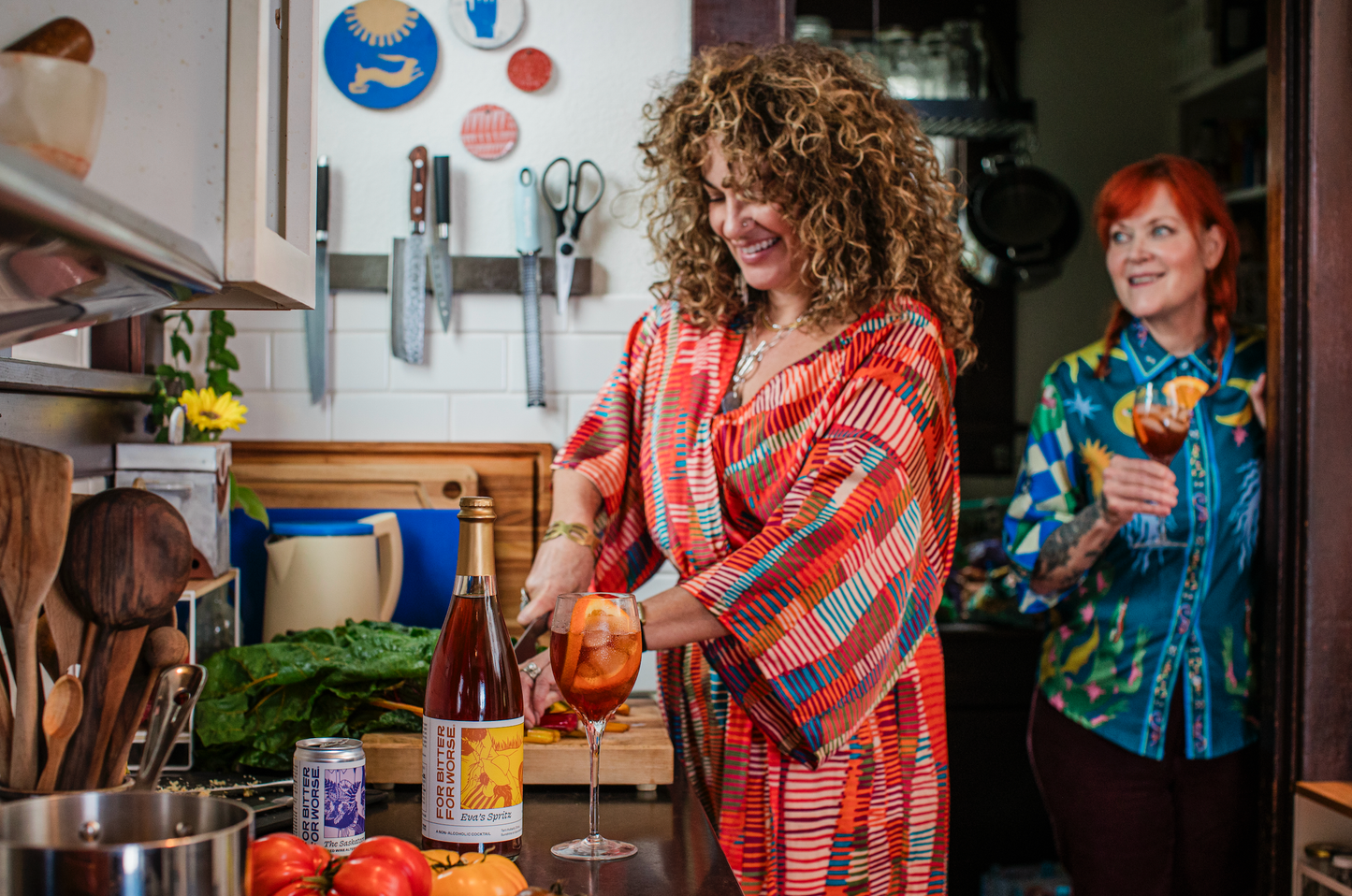 Eva's Spritz mocktail mixer non-alcoholic cocktail, holiday