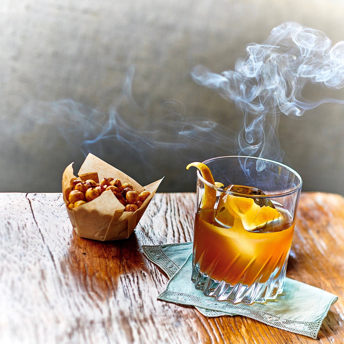 Smoky No. 56 mocktail mixer non-alcoholic cocktail Christmas