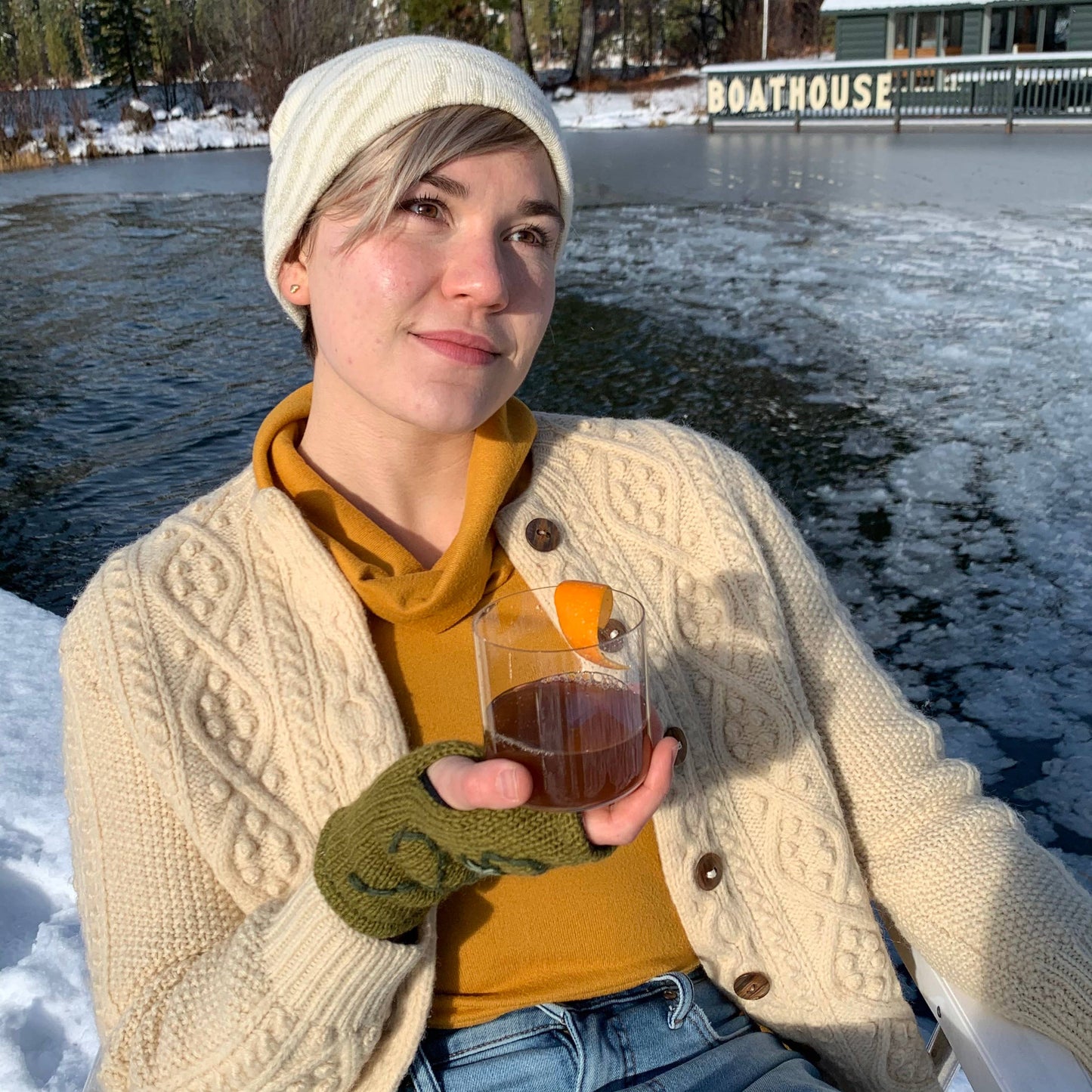 Smoky No. 56 mocktail mixer non-alcoholic cocktail Christmas