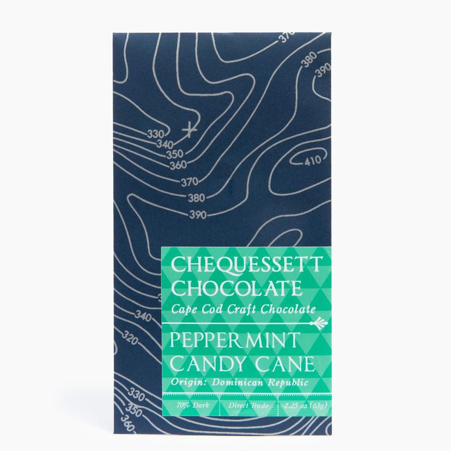 Chequessett Chocolate Peppermint Candy Cane Bar