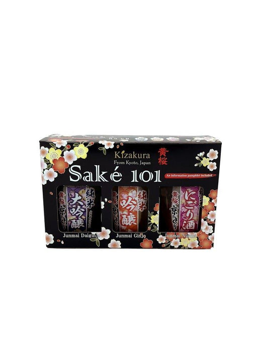 Sake 101 set - 3-pack kizakura