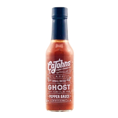CaJohns Classic Ghost Chile Pepper Sauce