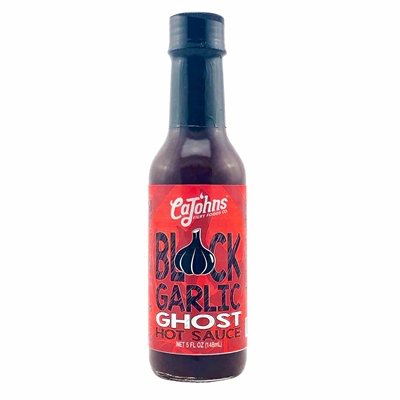 Cajohns Black Garlic Ghost Hot Sauce