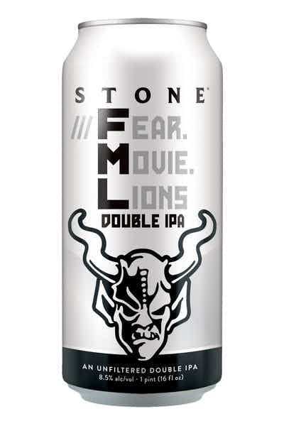 Stone ///Fear.Movie.Lions Hazy Double IPA 19.20z can